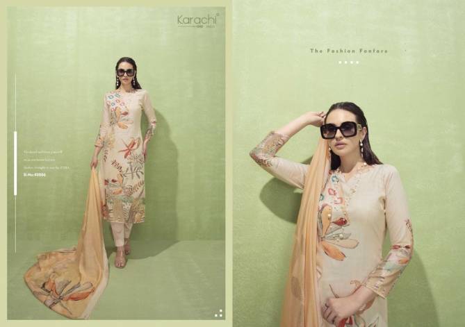 Zara By Kesar Jam Silk Digital Printed Dress Material Wholesale Shop In Surat
